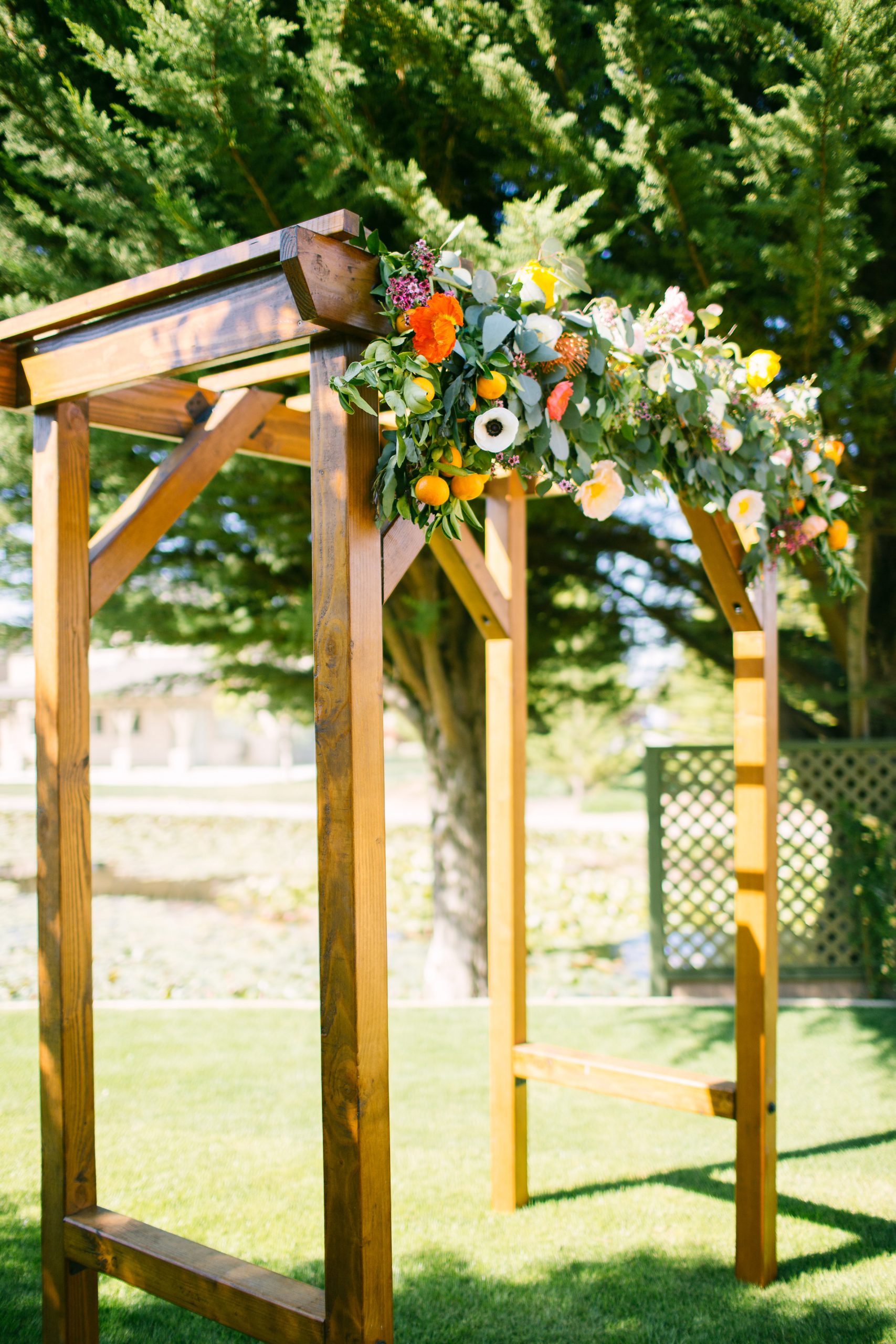 Floral archway